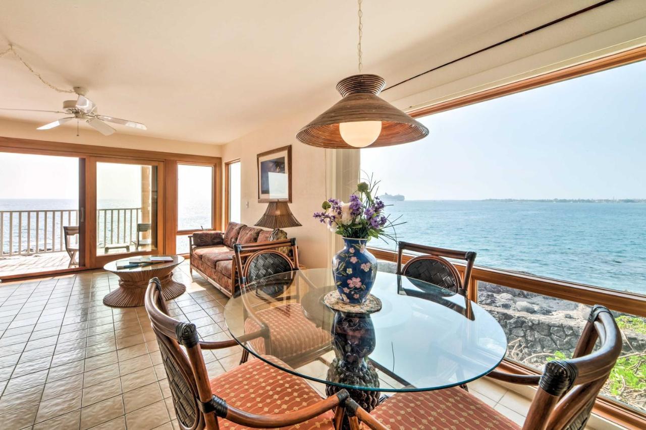 Oceanfront Kailua-Kona Townhome With Pool And Views! Exteriér fotografie